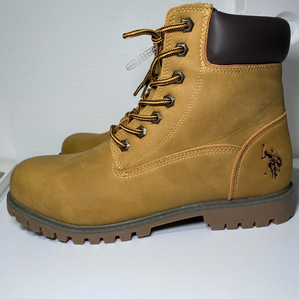 Men's Tan Leather Boots